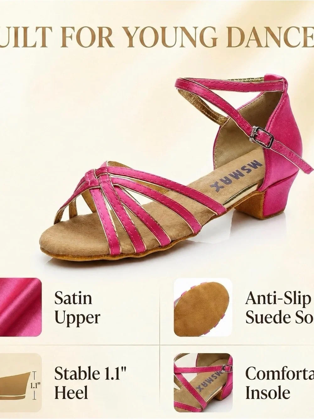NWT Pink Ballroom Shoes